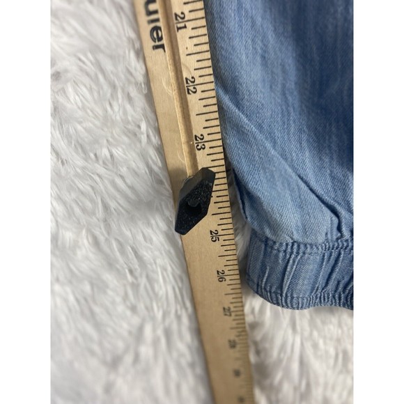 HOLLISTER High Rise Blue Chambray Denim Paperback Joggers Womens SZ S - Picture 8 of 13